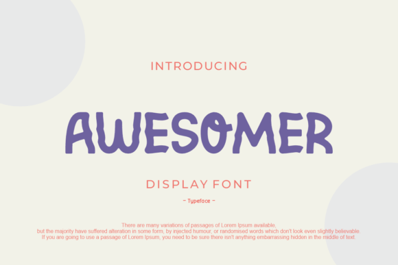 Awesomer Font Review