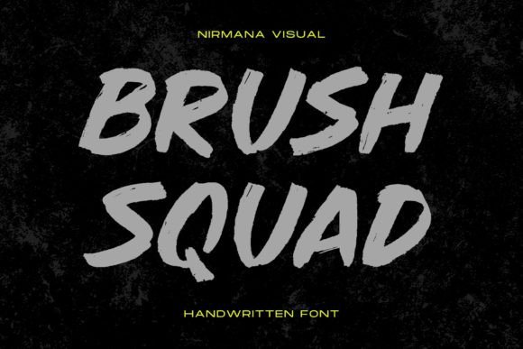 Brush Squad Font for Creative Projects
