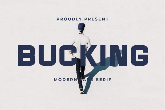 Bucking Font for Editorial Design