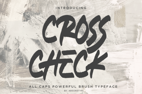Cross Check Font for Business Branding