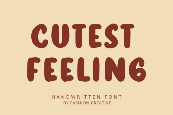Cutest Feeling Font for Editorial Design
