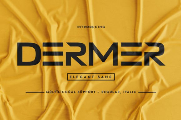 Dermer: A Bold Sans Serif for Branding