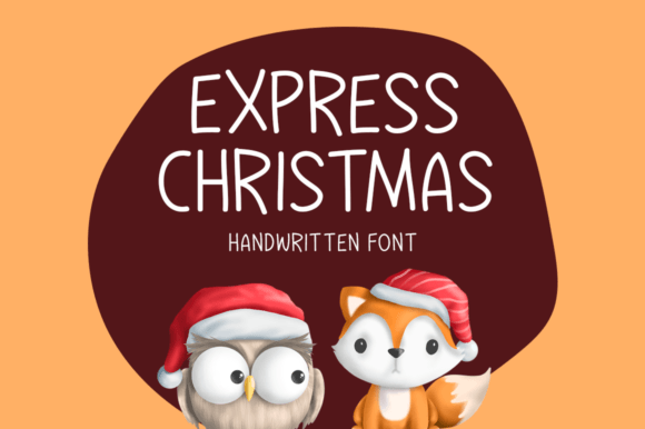 Express Christmas Font for Creative Projects