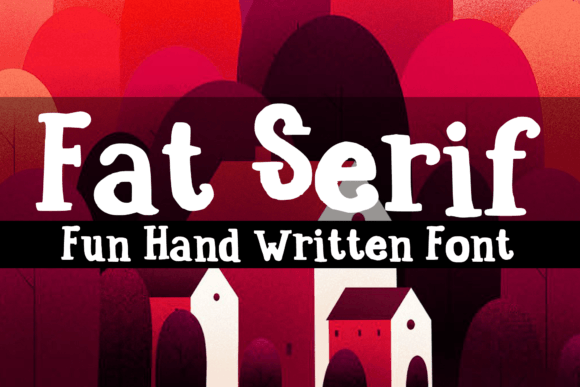 Fat Serif Font for Creative Design