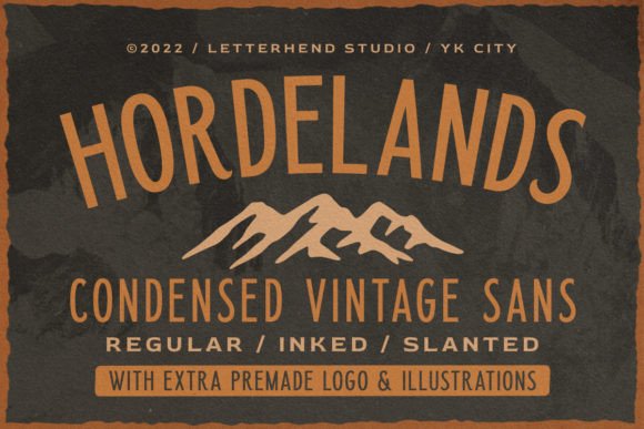 Horderlands Font: Vintage Display Type