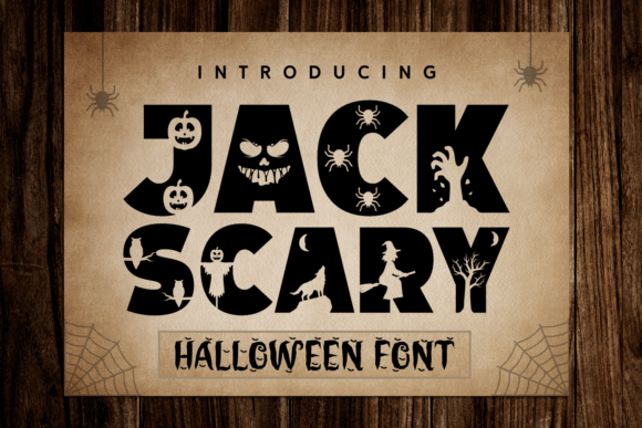 Jack Scary Font for Creative Makers