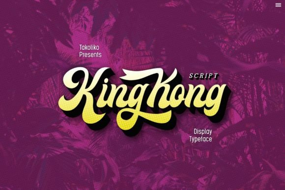 Kingkong Font for Bold Web Design