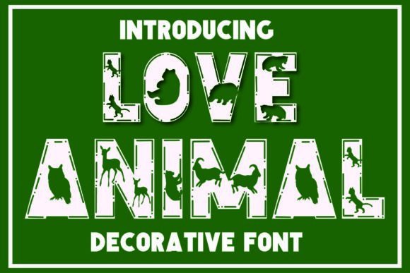 Love Animal Font Review