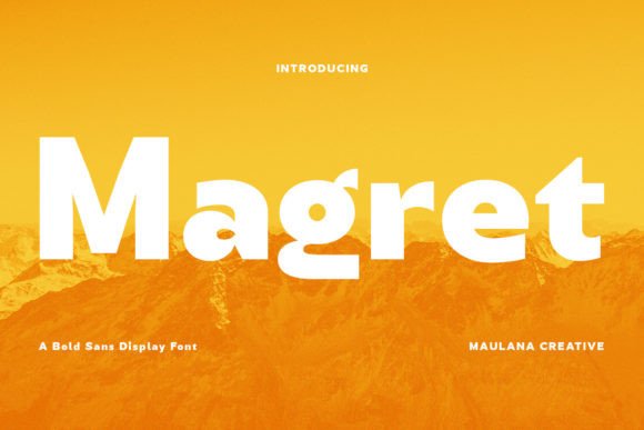 Magret: A Bold Font for Digital Campaigns