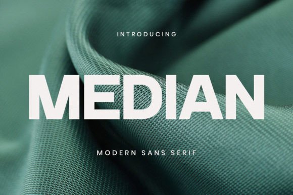 Median Font for Modern Design
