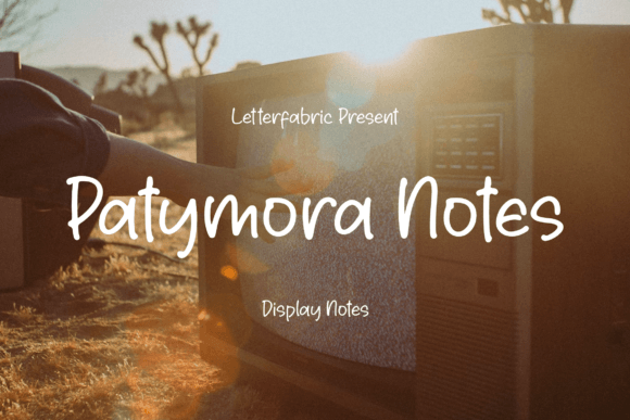 Patymora Notes: A Handwritten Font for Editorial Magic
