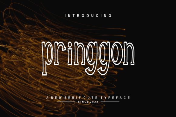 Pringgon Font for Business Branding