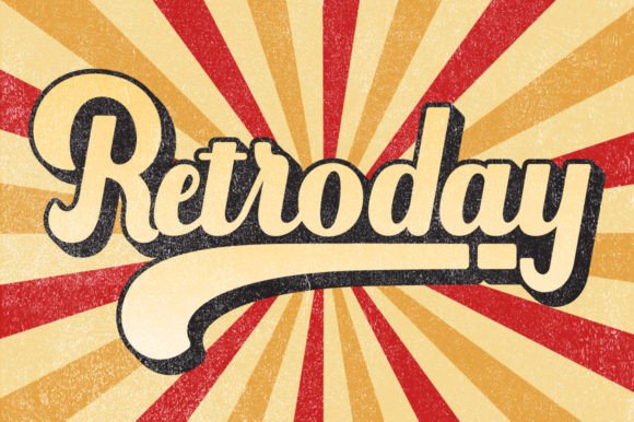 Retroday Font: Retro Vibe for Creative Projects
