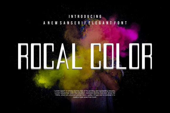 Rocalcolor: Bold Font for Digital Marketing