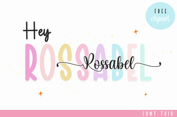 Rossabel Font for Creative Crafts