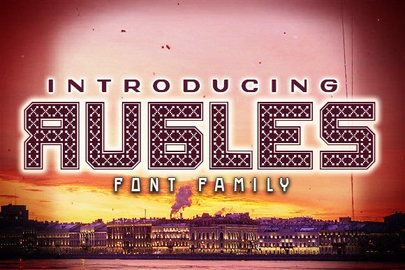 Rubles: A Bold Font for Creative Projects