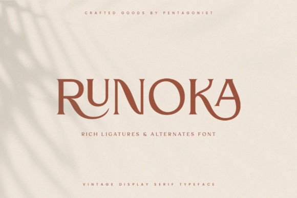 Runoka Font for Creative Makers