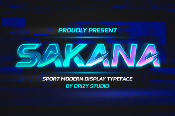 Sakana: A Modern Display Typeface
