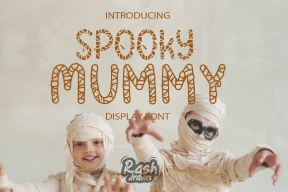 Spooky Mummy Font for Halloween Campaigns