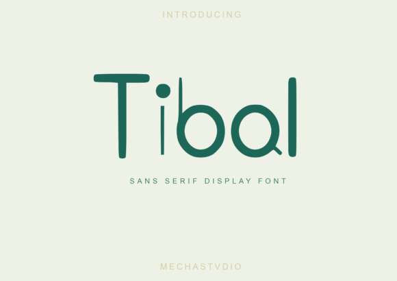 Tibal: A Cool, Simple Font for Creative Projects