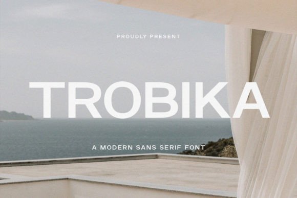 Trobika Font for Modern Web Design